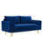 Velours bleu marine sélectionné