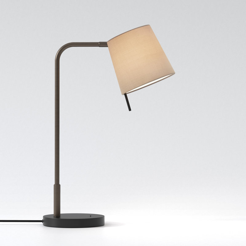 Mitsu Standard Lamp, Bronze, Putty, Polycotton