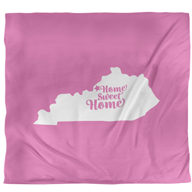 Housse de couette simple pour la maison Louisville, Housse de couette pour très grand lit, Rose, Microfibre