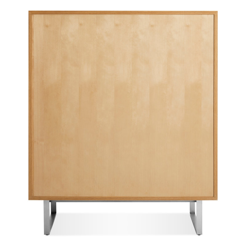 Series 11 5 - Drawer Dresser, Stainless Steel/White Oak
