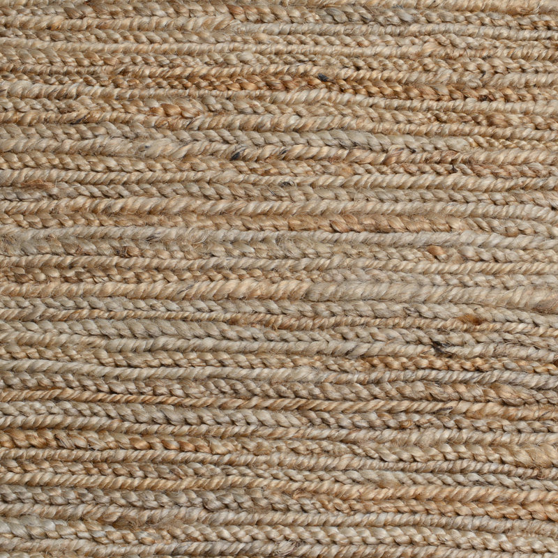 Liza Hand-Woven 100% Jute Natural Area Rug, Rectangle 2' x 3'