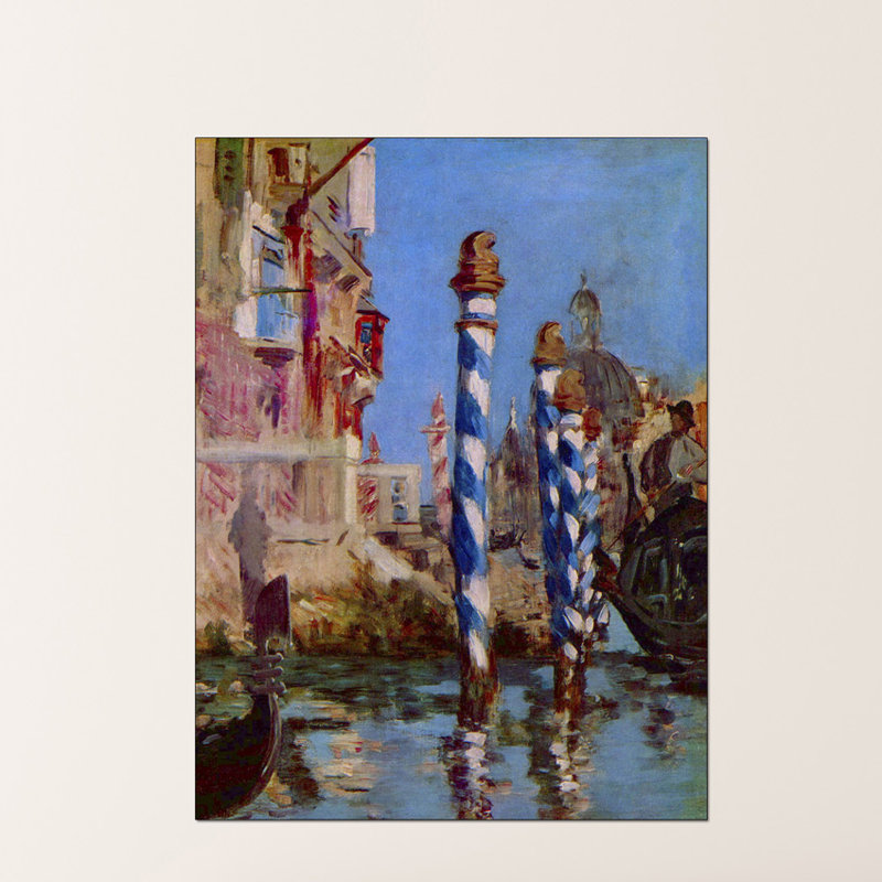 Edouard Manet - No Frame Painting on Wood, 120cm H x 90cm W x 1.8cm D