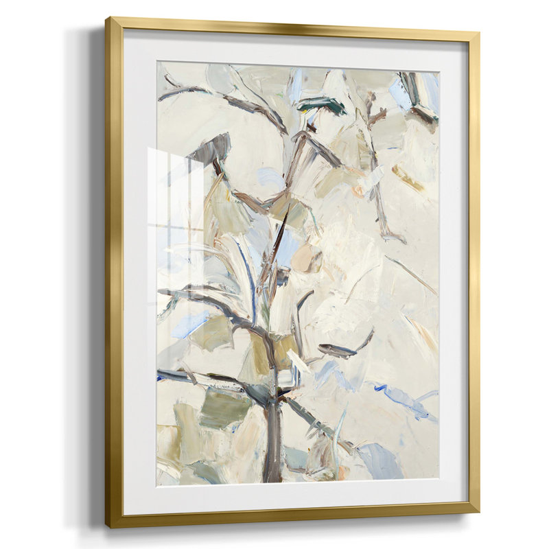 «Take A Seat III», reproduction encadrée, Oui, Blanc, Papier avec cadre doré
