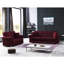 Canapé-lit rembourré en bourgogne - Collection Compartiments de rangement, profondeur 62,89 po, couchette en chenille de 47,2 po x 44,7 po, surface facile à nettoyer, capacité de poids de 600 lb