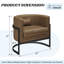 Chaise d'appoint rembourrée-371432174