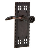 Craftsman Plate Passage (Hall & Closet) with Swan Lever