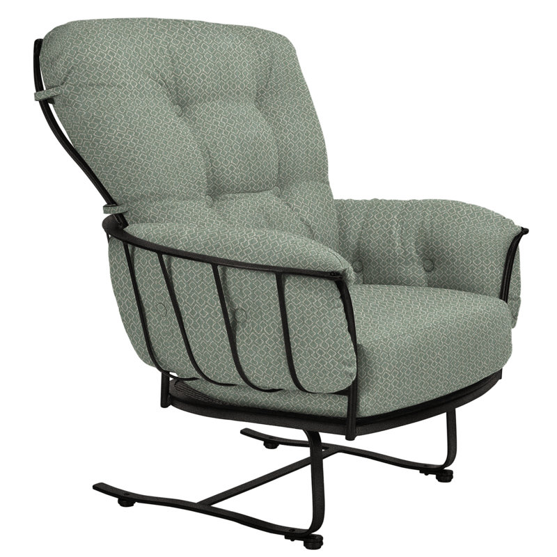 Monterra Outdoor Lounge Chair, Carbon Black, Sahara Cafe