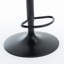 Tabourets de bar pivotants en velours à hauteur de siège réglable, dossiers capitonnés confortables pour bistro et îlot de cuisine, ensemble de 2-1120917043