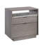 2 classeurs latéraux gris moyen pour le rangement organisé dans le bureau à domicile, le salon ou le bureau, glissières à extension, finition neutre, installation facile, ouverture avec faux marbre, H 29,48 po x l 19,89 po x H 30 po, moyen