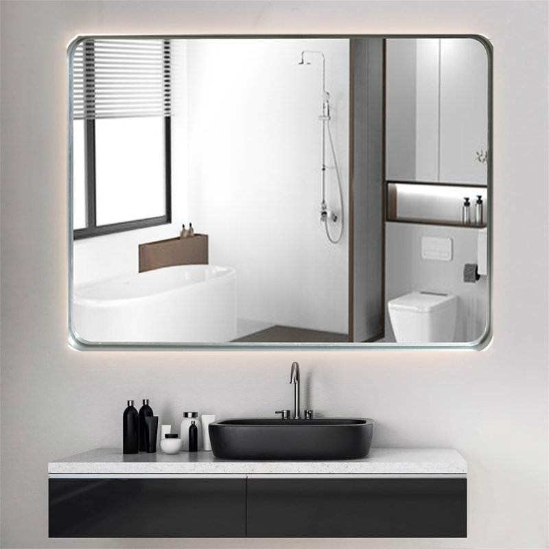 Miroir de salle de bain Bilche, 30 po x 36 po