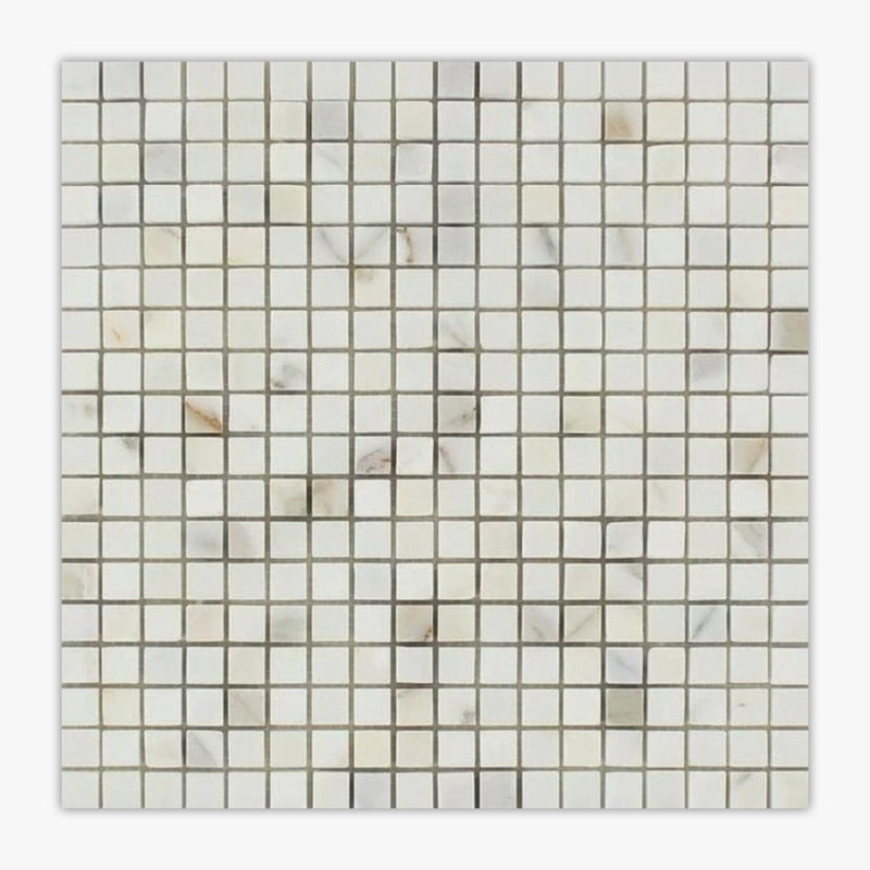 Carreau de mosaïque en marbre 12 po x 12 po