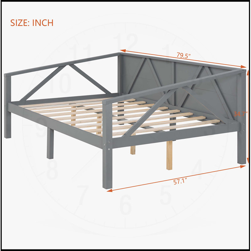 Lit de jour, structure durable et conception élégante pour une utilisation polyvalente dans n'importe quelle maison, Gris