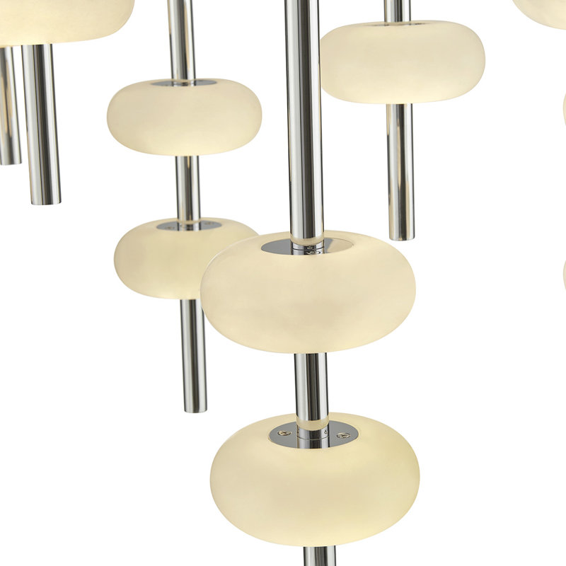 Double Spanish Alabaster Rectangular Chandelier