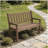 Park Bench,2-Person Porch Bench,Outdoor Bench,Lawn Curved Seat