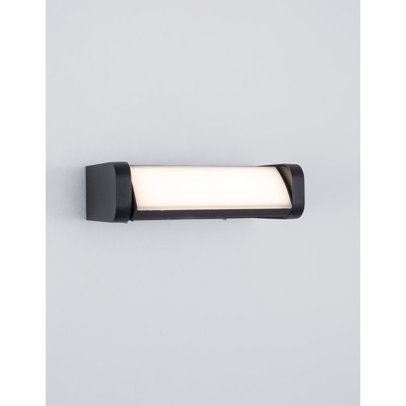 Black Integrated LED Outdoor Flush Mount