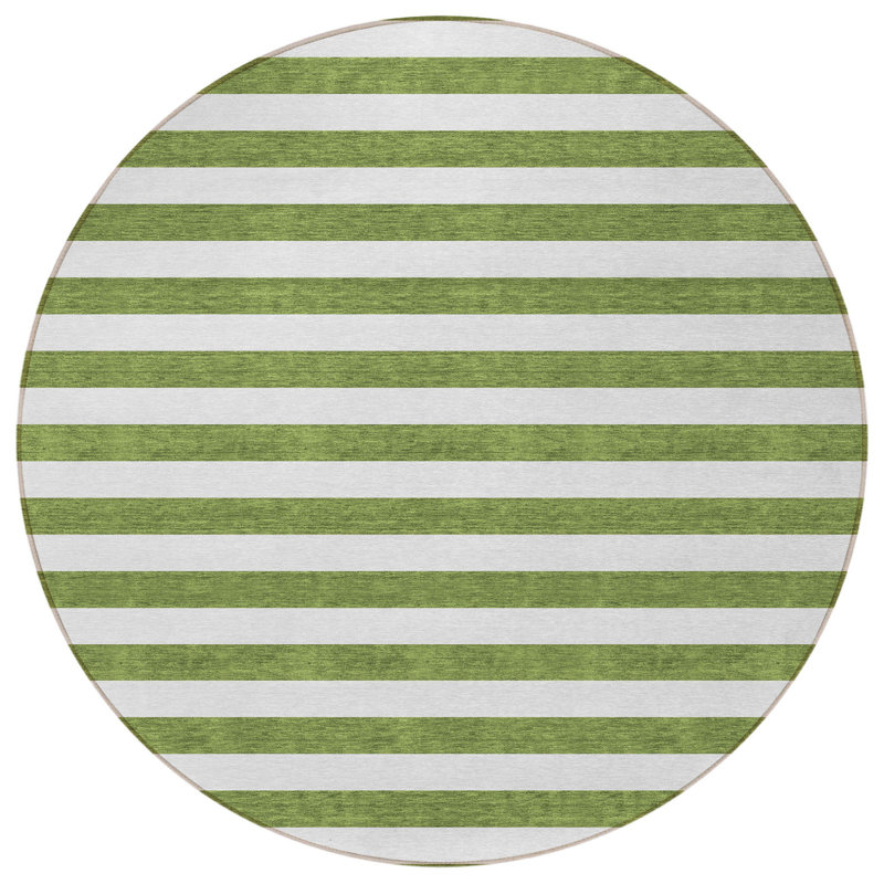 Tapis extérieur rond 8 po