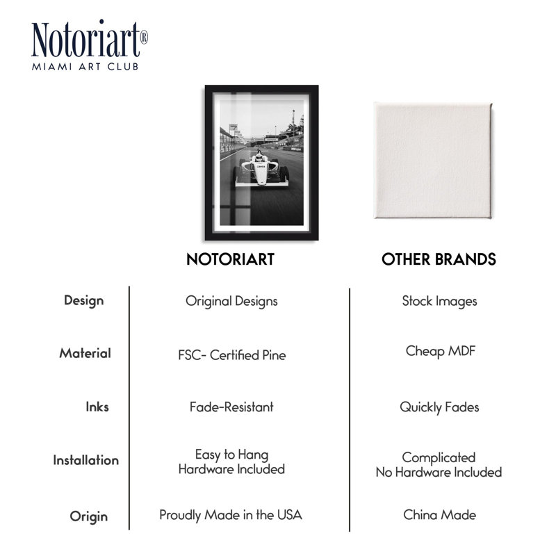 «First Place Only Shadowbox Print», impressions encadrées par Notoriart, cadre noir, 11 x 16, H 16 po x l 11 po, Noir