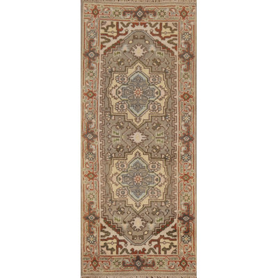 Geometric Traditional  Oriental Area Rug 3x6