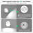 LED Wall Light Rechargeable Battery Operated With Remote, Magnetic Rotation,2 Pcs-224857814