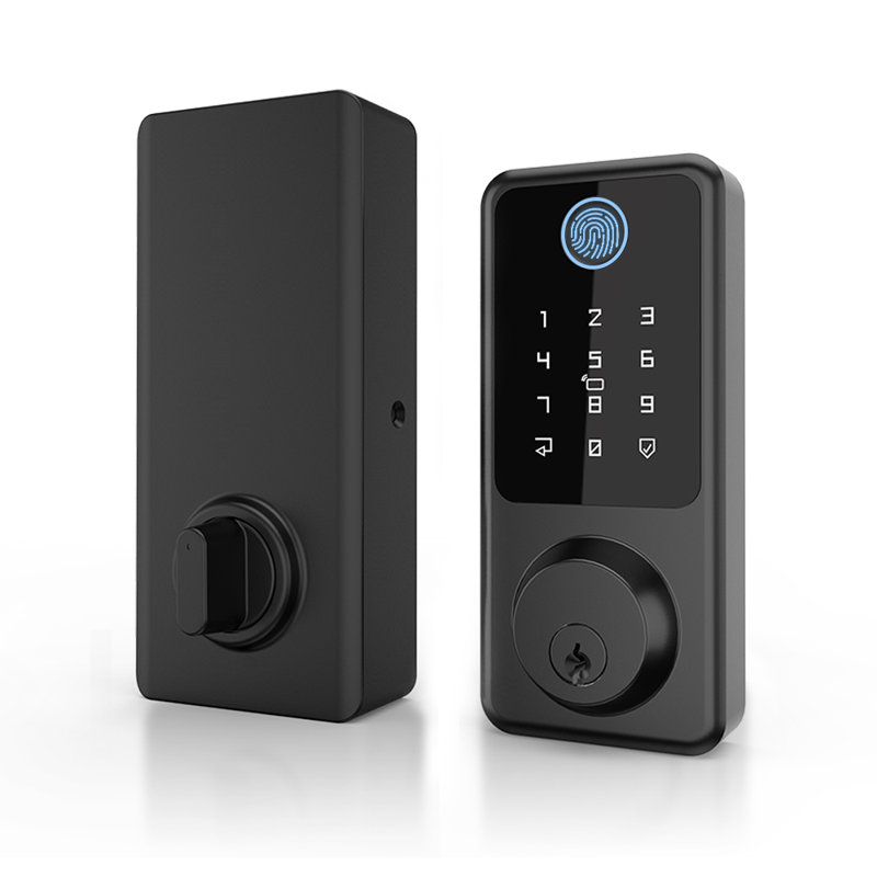 Serrure de porte intelligente pour pêne dormant électronique avec Bluetooth