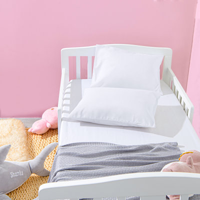 Taies d'oreiller pour tout-petits à fermeture à glissière, taies d'oreiller de voyage 100% microfibre brossée, 13 x 18 pouces - NTBAY