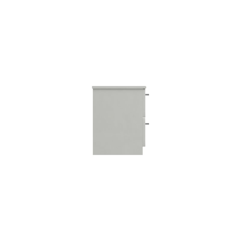 Allenna Manufactured Wood Bedside Table, White Gloss