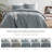 2-Piece Twin/Twin XL Soft Washed Pleated Comforter Set