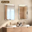 Miroir de coiffeuse en verre incassable pour salle de bain et chambre à coucher