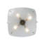 Lustre carré/rectangulaire à 4 lumières ombrées-66195508