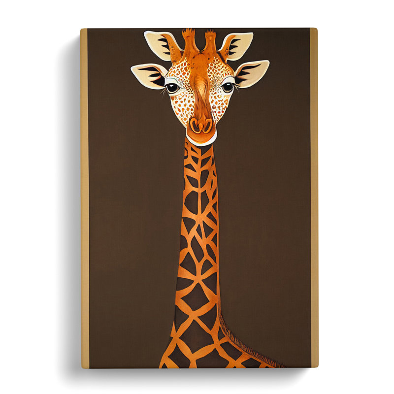 Giraffe Indian - Wrapped Canvas, 60cm H x 40cm W x 3cm D