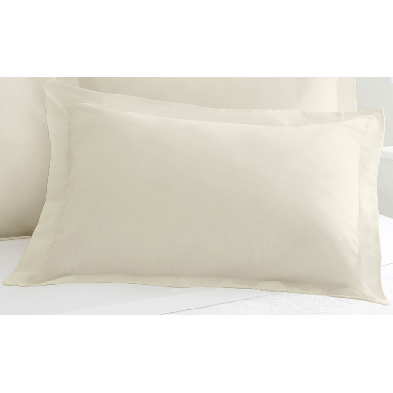 Polyester Sham Set, Standard, Ivory