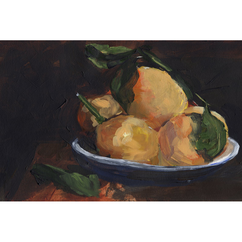 Assiette de fruits I, H 24 po x l 36 po