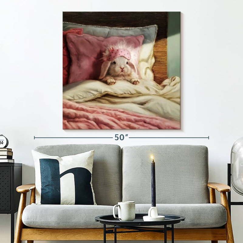 Crowle Bed Hare, 33" H x 33" W