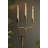 Kalalou Triple Taper Forged-Iron Wall Sconce – 19.5" Tall Antique Brass Candleholder