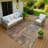 Machine Washable Indoor/Outdoor Jusino ACN2236 Abstract Rug-1205193975