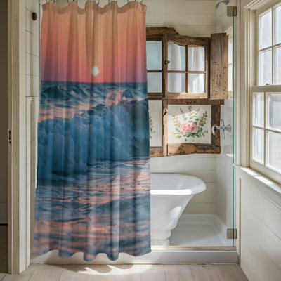 Rideau de douche Ocean Dusk - Premium