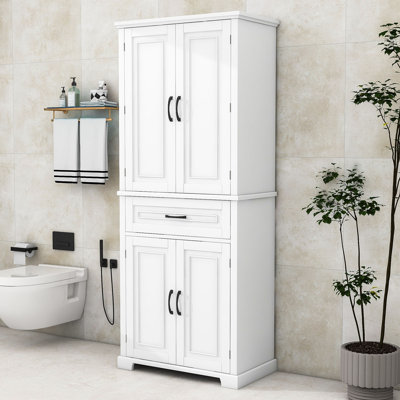 Freestanding Bathroom Cabinet with Adjustable Shelf
