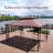 13X10 Ft Patio Double Roof Gazebo Replacement Canopy Top Fabric,Brown-123826985