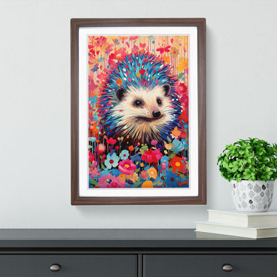 Hedgehog Pop - Framed Print