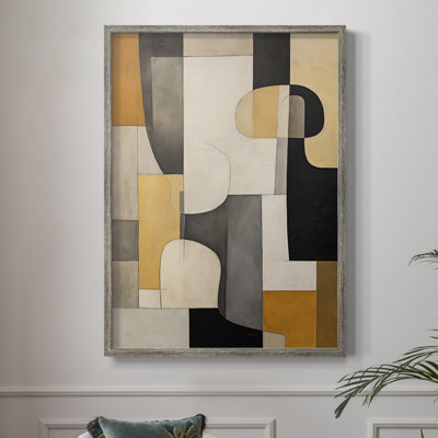 ABSTRACT Series DV, reproduction encadrée - bois massif