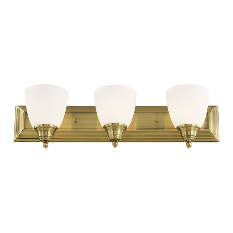 Amerion 3 - Light Dimmable Vanity Light, Antique Brass