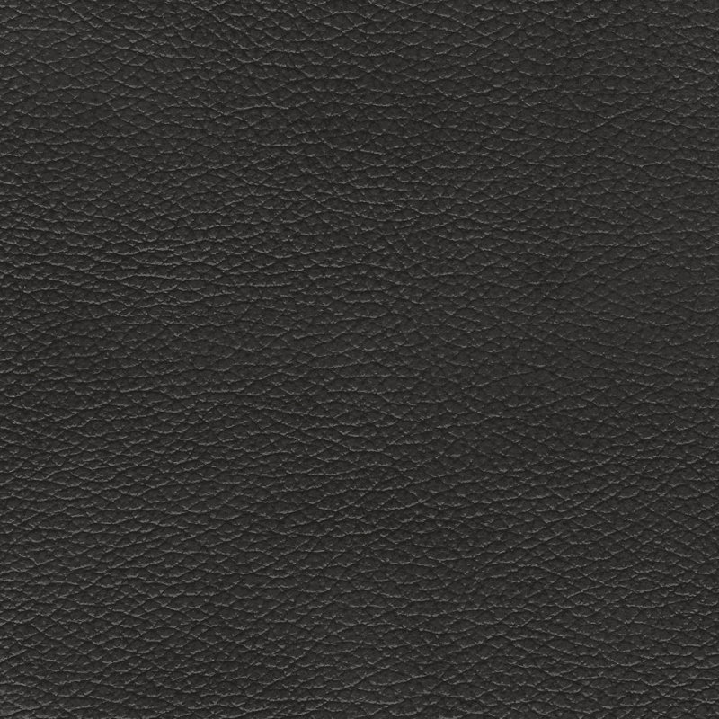Arjana Leather Upholstered Ottoman Dark Gray