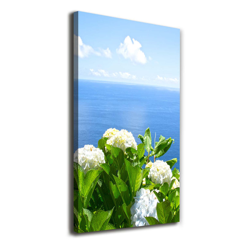 Hydrangea Sea - Wrapped Canvas Print