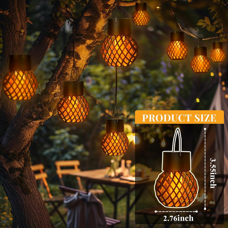 27.3cm Solar Powered Outdoor Hanging Light
