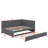 Full Size Upholstered Daybed With Trundle-59328542