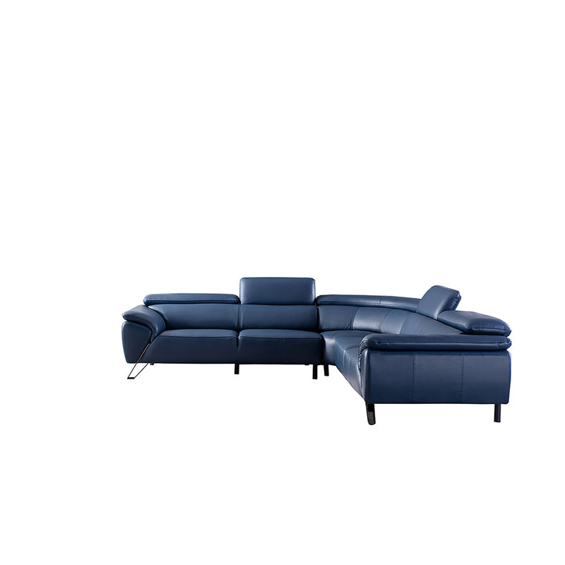 Canapé modulaire en cuir 119 po