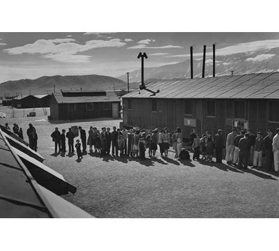 " Mess Line, Noon " by Ansel Adams