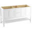 Marabou 60" Vanity With Quartz Countertop, Sink And Hardware Included-184721340