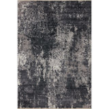 Ballyrashane Power Loom Black/Gray Rug
