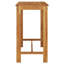 Mobilier de salle à manger d'extérieur en bois d'acacia massif 47,2 x 23,6 x 41,3 po